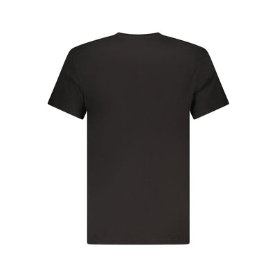 Tommy Hilfiger Black Cotton Men T-Shirt