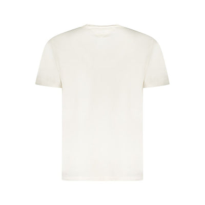 Tommy Hilfiger White Cotton Men T-Shirt