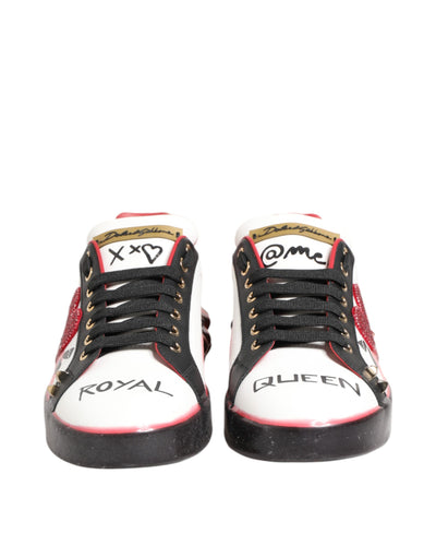 Dolce & Gabbana Multicolor Portofino Low Top Sneakers Shoes
