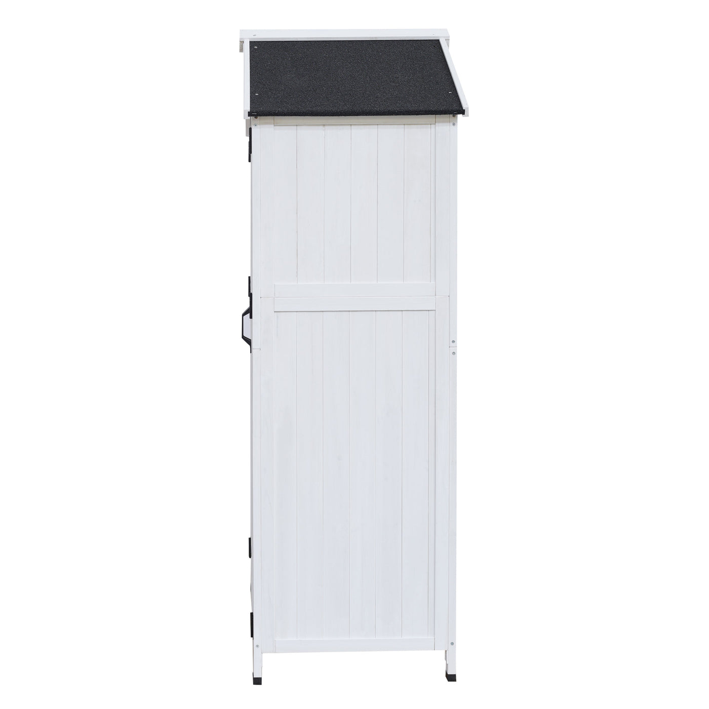 67' White Fir Wood Storage Shed with Double Doors