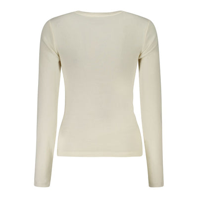 Guess Jeans White Cotton Women T-Shirt