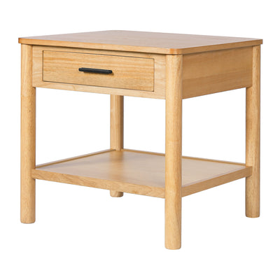 END TABLE K/D WITH 1 DRAWER,NATURAL COLOR