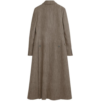Made in Italy Brown Wool Coat