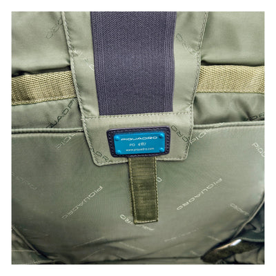 Piquadro Black Leather Backpacks