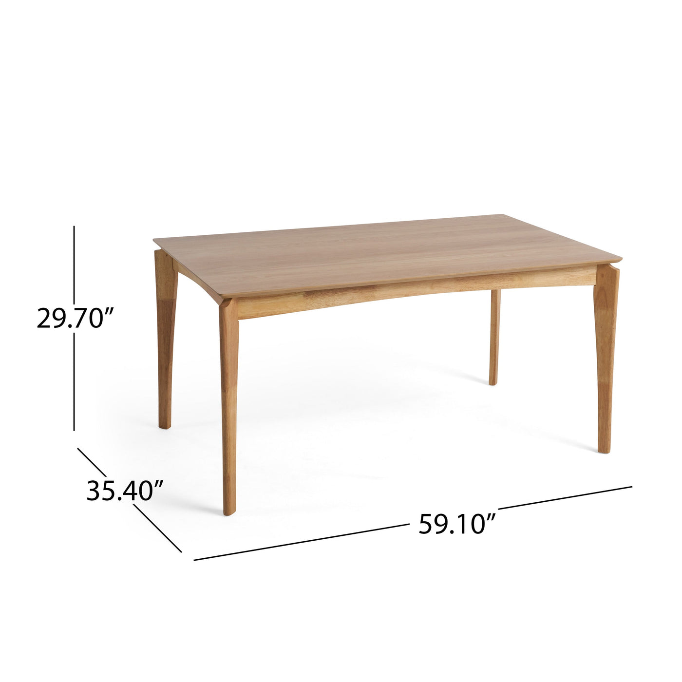 7-Piece Modern Dining Set with Wood, Faux Leather, and Metal Frame Gray+Black+Natural Finish