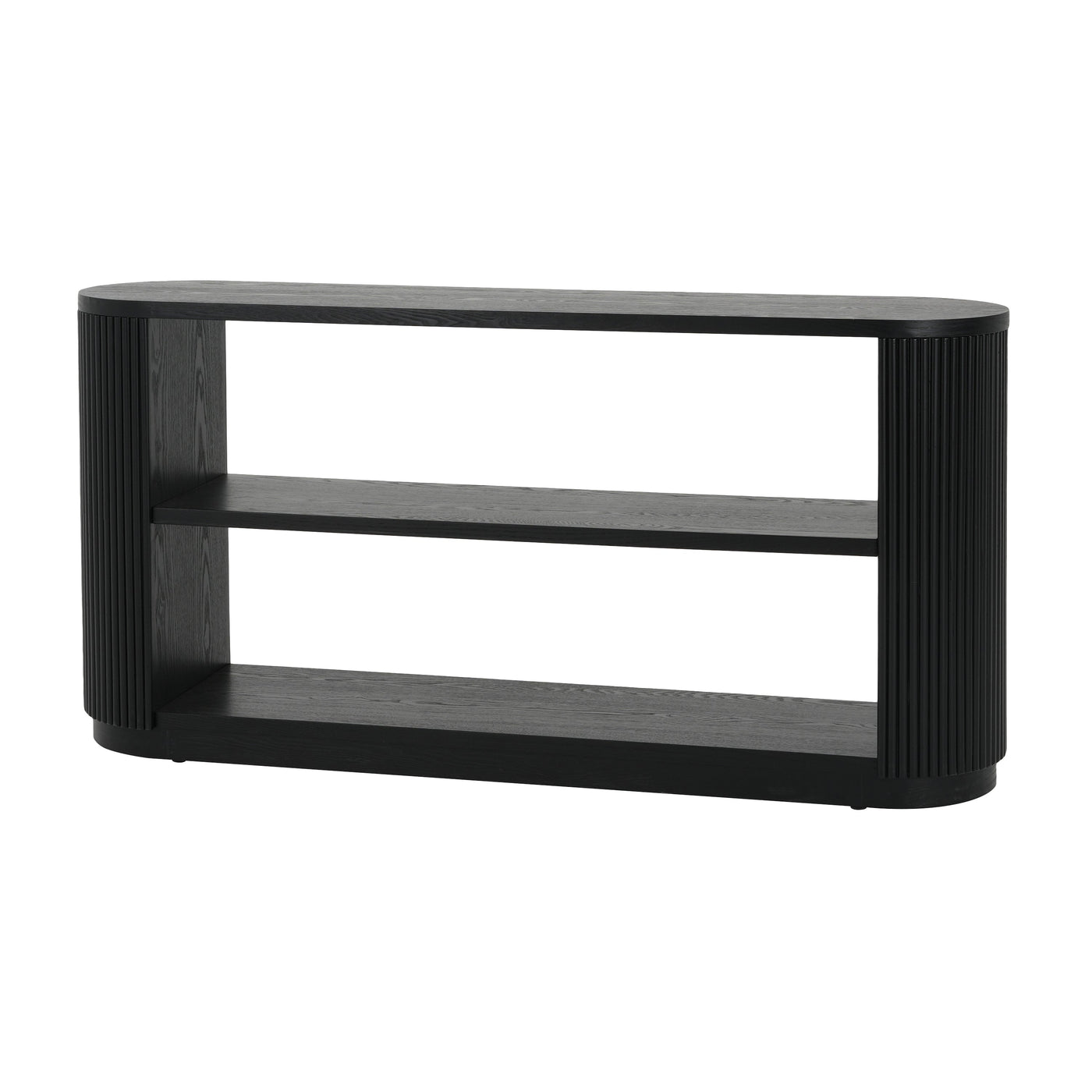 Mirod Modern Entryway Console Table - Slim Sofa Table with Open Shelf & Elegant Wood Grain, Multi-Functional Hallway Table for Living Room