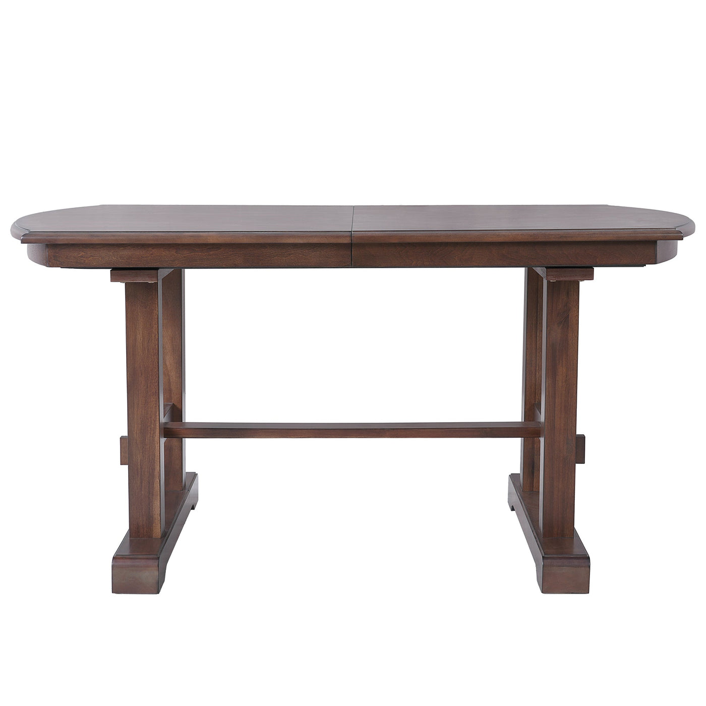 6-Piece Extendable Dining Table Set, 60–78 in. Wood Table with Removable Leaf, 4 Upholstered Chairs and Bench, Cherry Finish