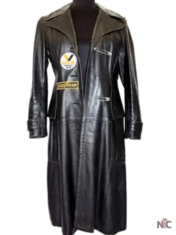 Angelina Jolie Gone in 60 Seconds Black Leather Coat
