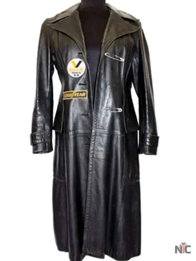 Angelina Jolie Gone in 60 Seconds Black Leather Coat