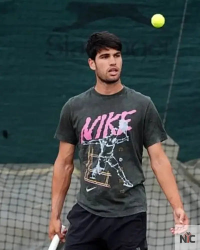Carlos Alcaraz Wimbledon Championships 2025 Grey T-Shirt