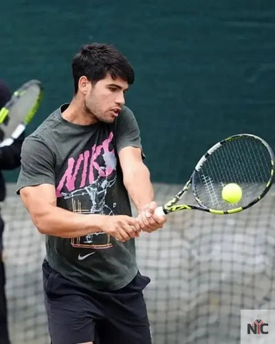 Carlos Alcaraz Wimbledon Championships 2025 Grey T-Shirt