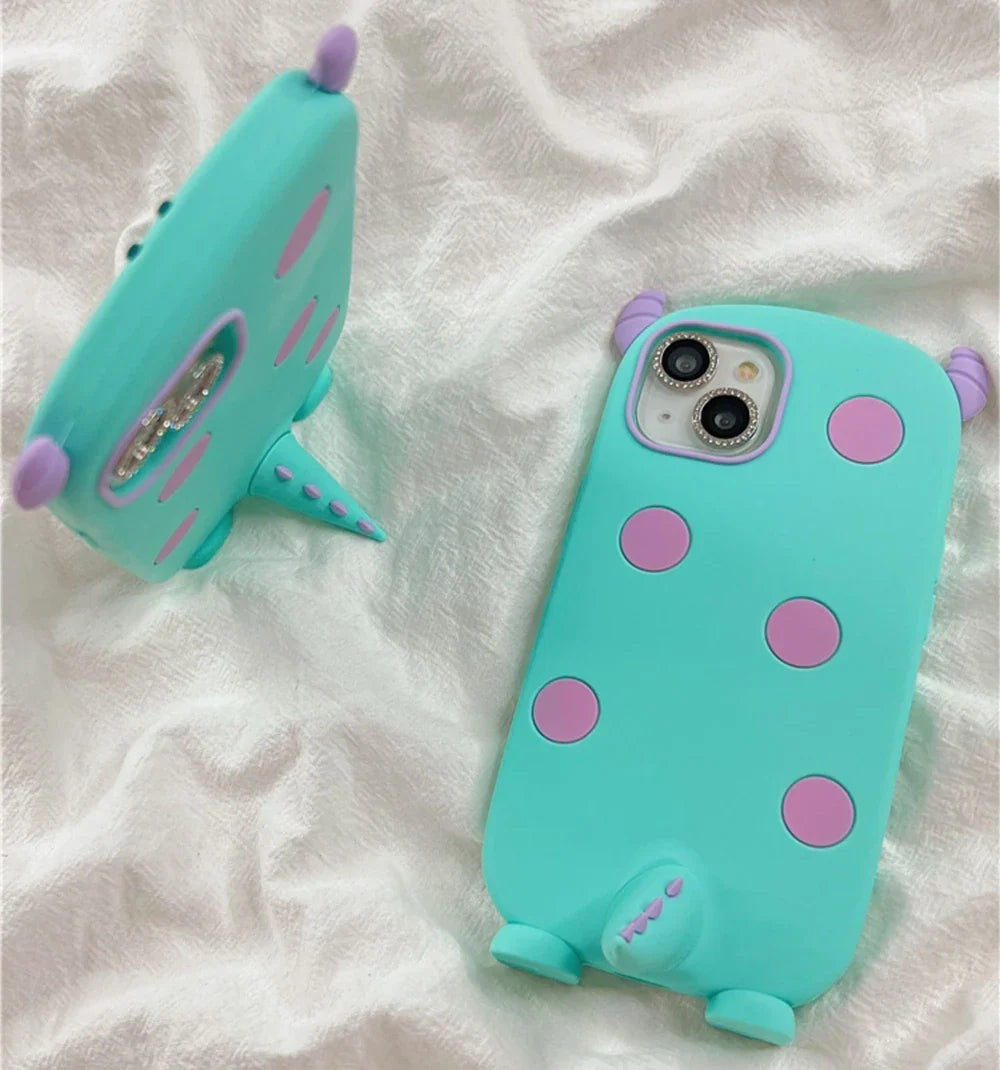 Funny Cartoon Polden Sulley Monsters Dinosaur Phone Case