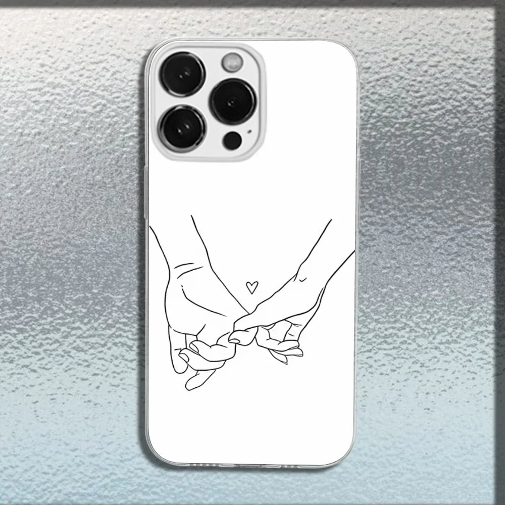 Mom Daughter Son Dad Hold Hands Phone Case
