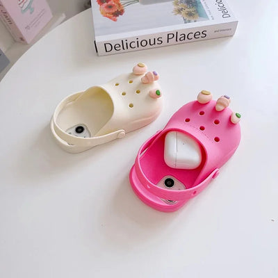 Fun Exposed Finger Beach Shoes Suitable Phone Case