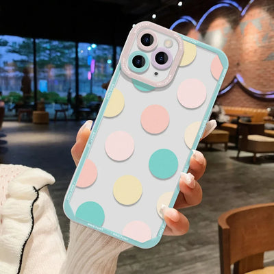 Love Heart Clear Protective Cover Phone Case