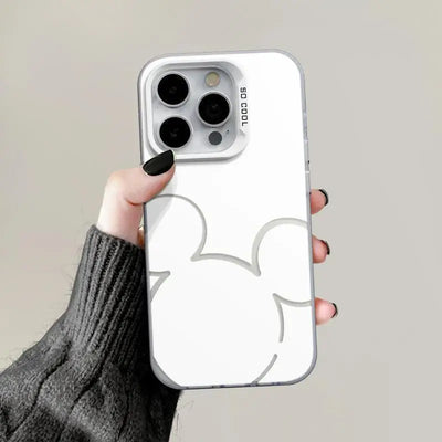 Hollow Mickey Mouse Concise Pattern Phone Case