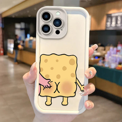 Hot S-SpongeBobs Pinch Butt Couple Phone Case