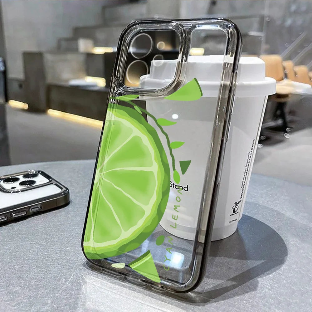Simple Letter Cover Soft Silicone Phone Case