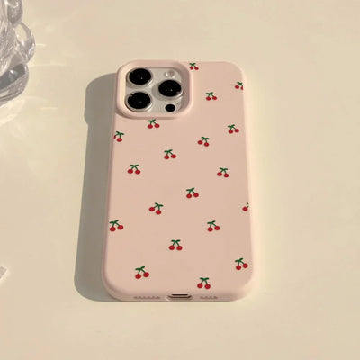 Cute Cartoon Cherry Pattern Phone Case