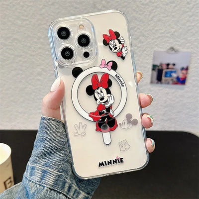 Mickey Minnie Mouse For Magesafe Magnetic Wireless Charge Phone Case