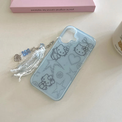 Hello Kitty With Luxury Imitation Diamonds Phone Case