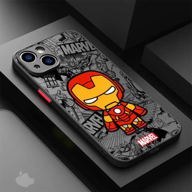 Cartoon Marvel Groot Spiderman Case Phone