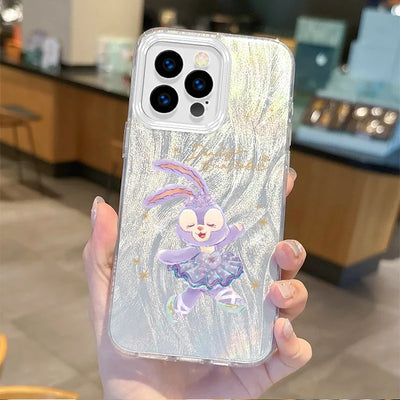 Hot Disney StellaLou LinaBell Cartoon Gradient Phone Case