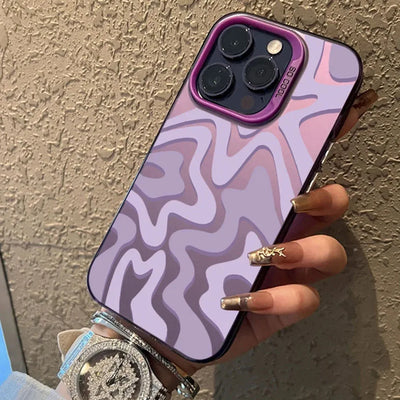 New Stripes Color Silver Shell Phone Case