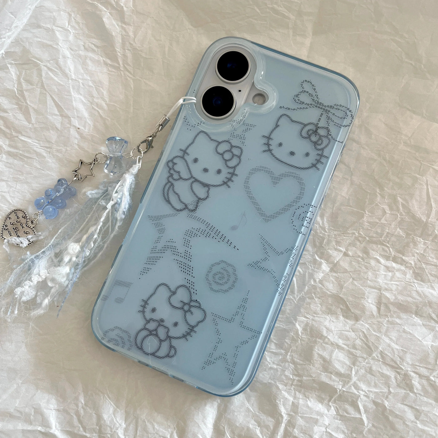 Hello Kitty With Luxury Imitation Diamonds Phone Case