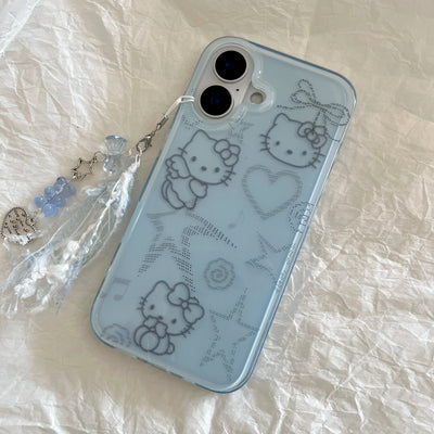 Hello Kitty With Luxury Imitation Diamonds Phone Case