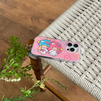 New Cute Cartoon Twin Stars Phone Case