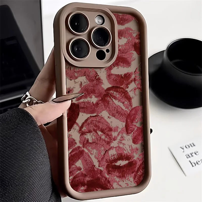 Sexy Girl Lips Silicone Phone Case