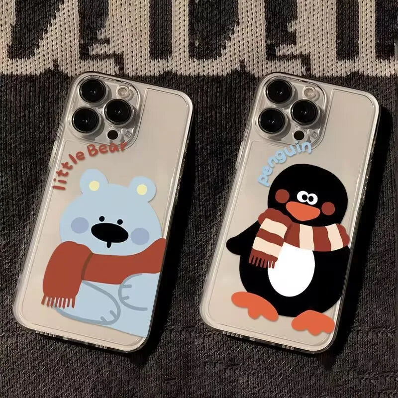 Little Bear and Penguin Phone Case