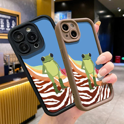 Cartoon Cute Frog Phone Case