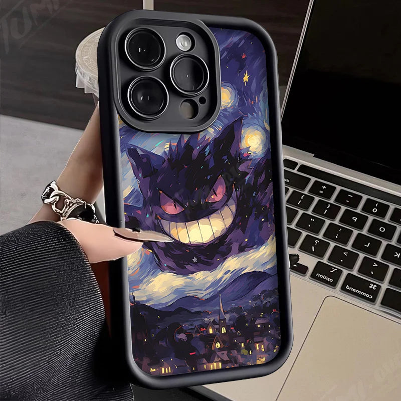 Oil Painting Pokemon Phone Case