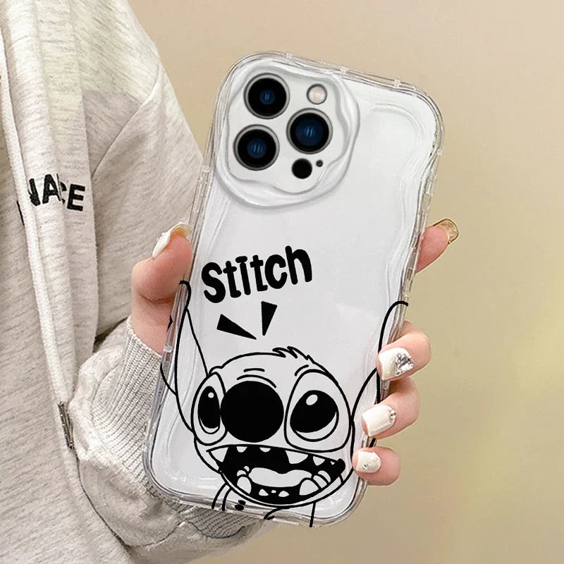 Funny Disney Stitch Cartoon Phone Case