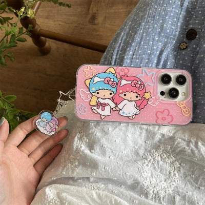 New Cute Cartoon Twin Stars Phone Case