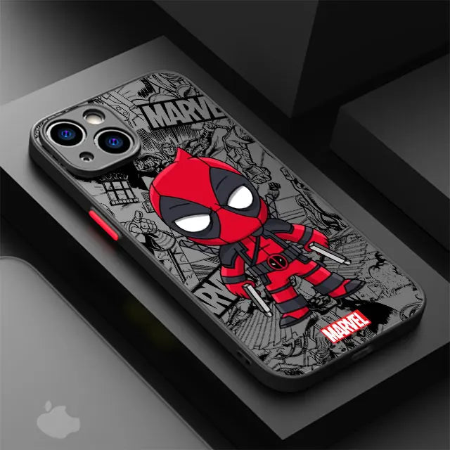 Cartoon Marvel Groot Spiderman Case Phone