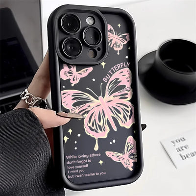 Cute Bumper Cherry Bowknot Cover Phone Case