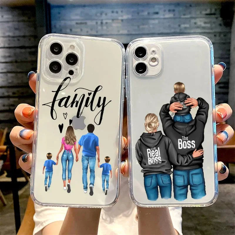 Super Mom And Super Dad Baby Family Phone Case