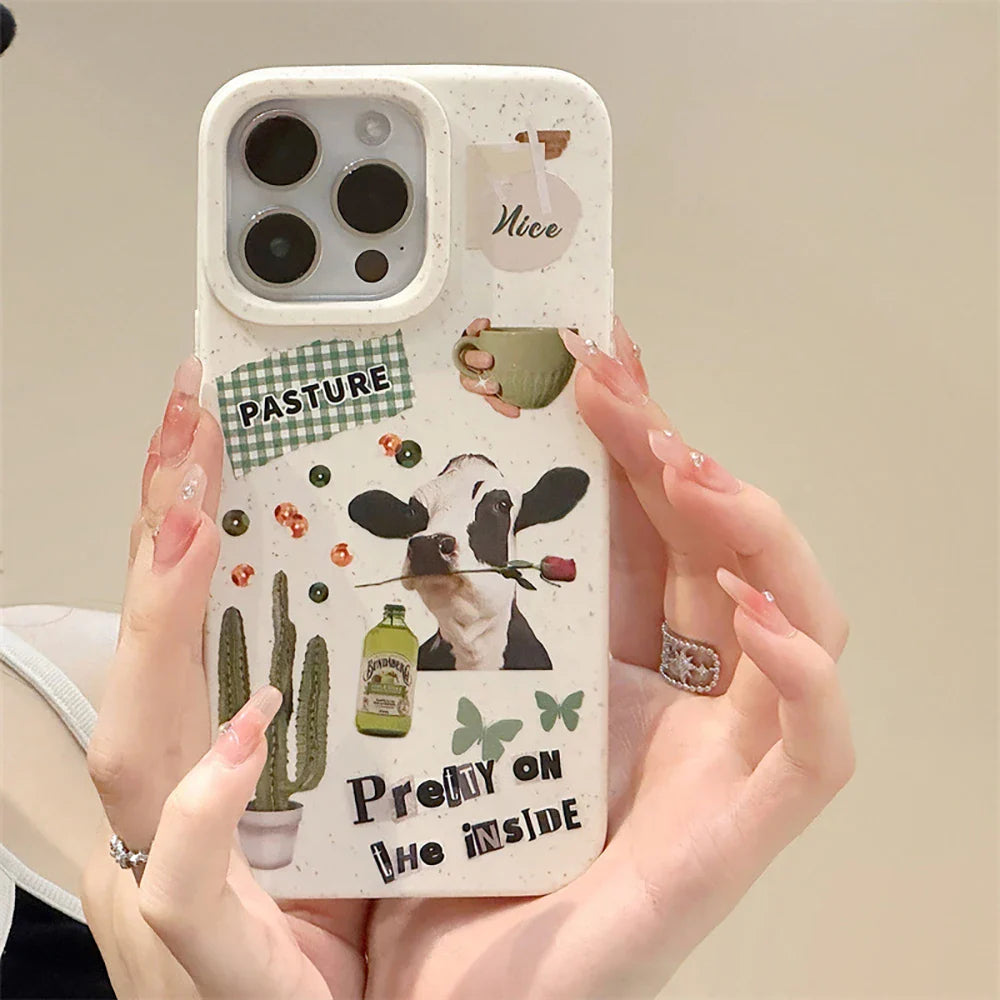 Cartoon Animals Soft Cover Cute Frog Phone Case