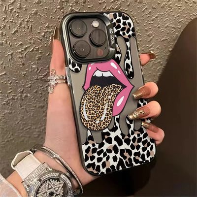 Leopard Print Armour Phone Case
