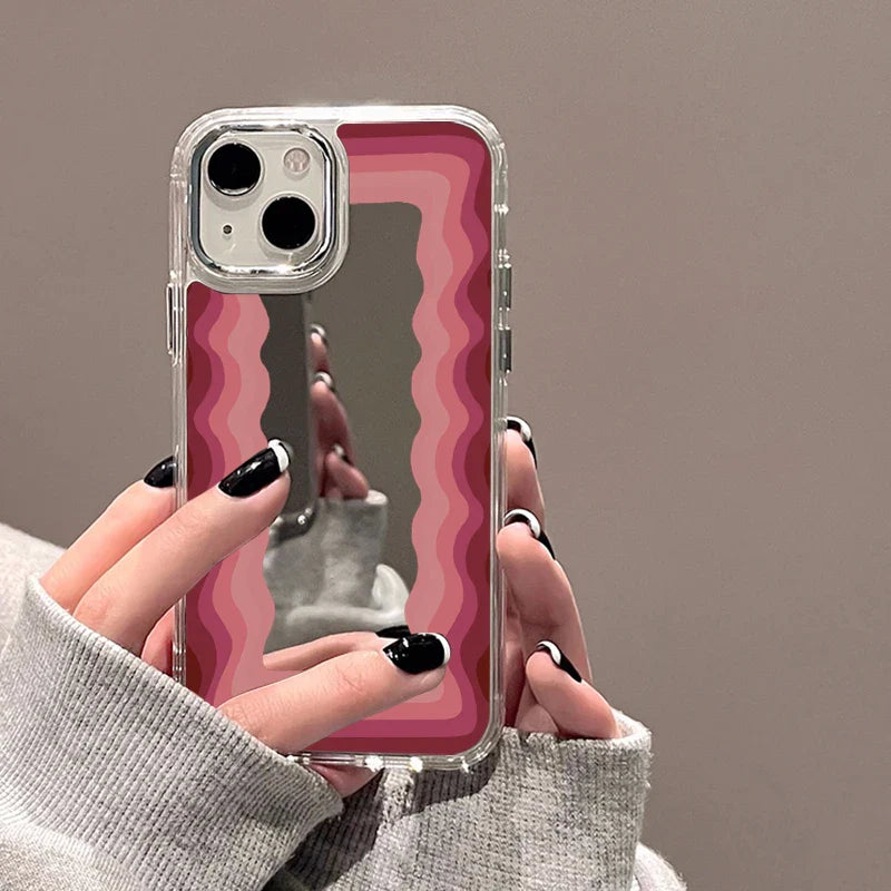 Fashion Letter Mirror Phone Case