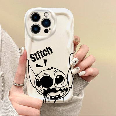 Funny Disney Stitch Cartoon Phone Case