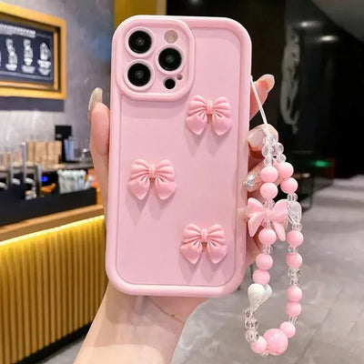 Cute 3D Bowknot Silicone Phone Case