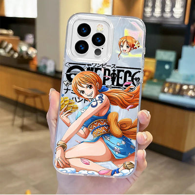 Fashion One Pieces Nami Anime Gradient Phone Case