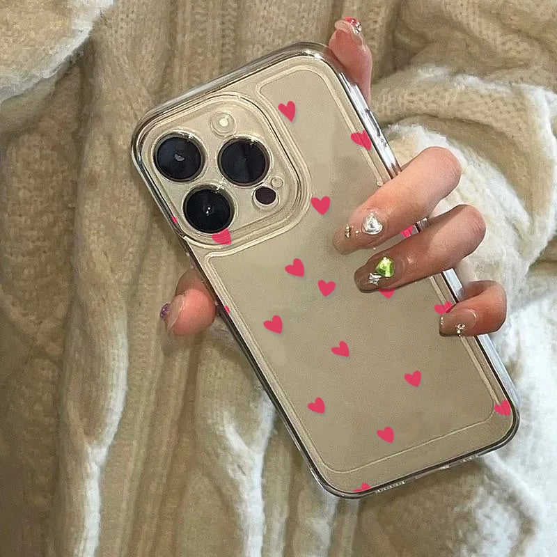 Cute Cartoon Love Heart Phone Case