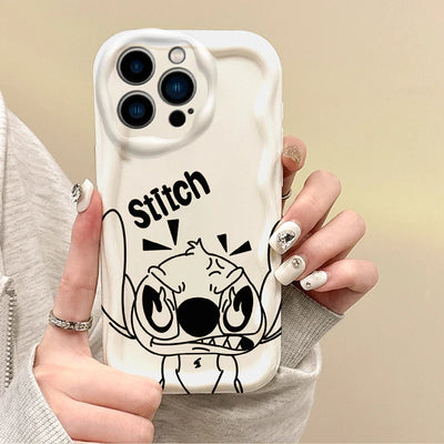 Funny Disney Stitch Cartoon Phone Case