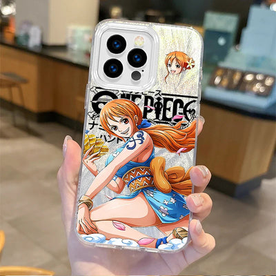 Fashion One Pieces Nami Anime Gradient Phone Case