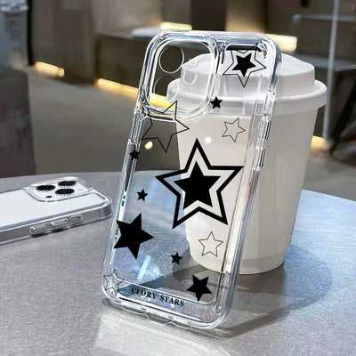 Ice Coffee Lable Y2k Star Cover Phone Case